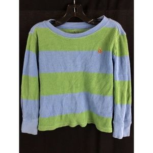 Baby Gap Boy's T-Shirt Long Sleeve Striped Blue Size 4Years